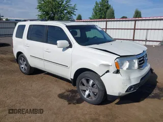 2013 Honda Pilot Touring z VIN 5FNYF4H98DB008365, wystawiony jako IAAI lot #42471316 z przebiegiem 119 108 mil mil oraz . Historia ofert i sprzedaży dostępna na DreamBid. Obrazek 1.