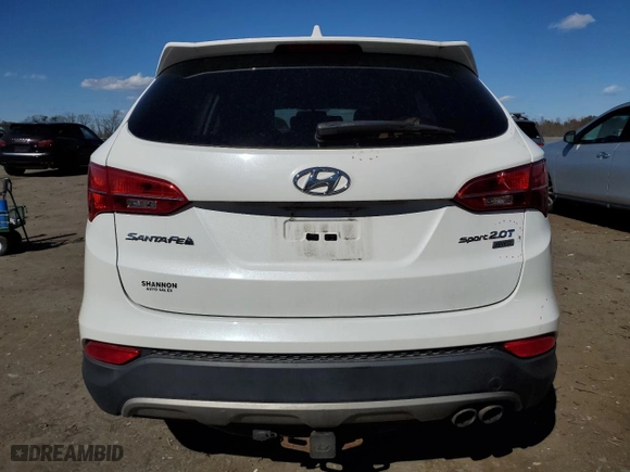 2013 Hyundai Santa Fe 2.0T Sport with VIN 5XYZWDLA9DG101152, listed as a Copart auction lot 50385615 with 112,568 mi miles and Salvage Title. Bid and sale history available at carsss.com. Image 6.