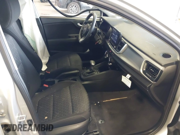 2022 Kia Rio S with VIN 3KPA24AD2NE473517, listed as a IAAI auction lot 41704769 with 52,810 mi miles. Bid and sale history available at carsss.com. Image 5.