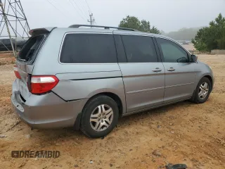 2006 Honda Odyssey EX-L with VIN 5FNRL38786B098075, listed as a Copart auction lot 51526235 with 164,192 mi miles and Salvage Title. Bid and sale history available at carsss.com. Image 3.