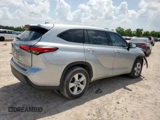 2021 Toyota Highlander L with VIN 5TDBZRBH3MS539544, listed as a Copart auction lot 61685235 with 84,266 mi miles and Salvage title. Bid and sale history available at DreamBid. Image 3.