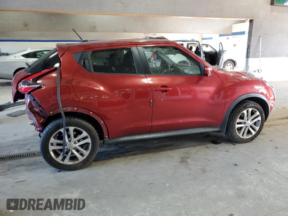 2015 Nissan Juke SL z VIN JN8AF5MR7FT500886, wystawiony jako Copart lot #80043524 z przebiegiem 82 046 mil mil oraz Szkoda całkowita • Salvage title. Historia ofert i sprzedaży dostępna na DreamBid. Obrazek 3.