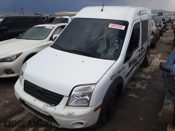 2012 Ford Transit Connect XL с VIN NM0LS7AN9CT116212, выставлен на аукционе Copart как лот 58669595 с пробегом Не указан миль и Списание • Salvage title. История ставок и продаж доступна на DreamBid. Изображение 1.