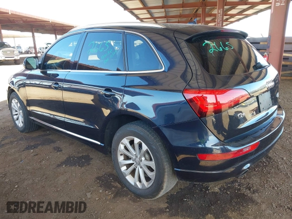 2013 Audi Q5 Premium Plus with VIN WA1LFAFP1DA008091, listed as a IAAI auction lot 42123007 with 88,711 mi miles and . Bid and sale history available at DreamBid. Image 3.