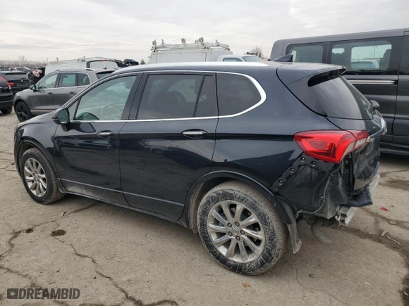 2020 Buick Envision Essence with VIN LRBFXCSA5LD111622, listed as a Copart auction lot 44543845 with 0 mi miles and Salvage Title. Bid and sale history available at carsss.com. Image 2.