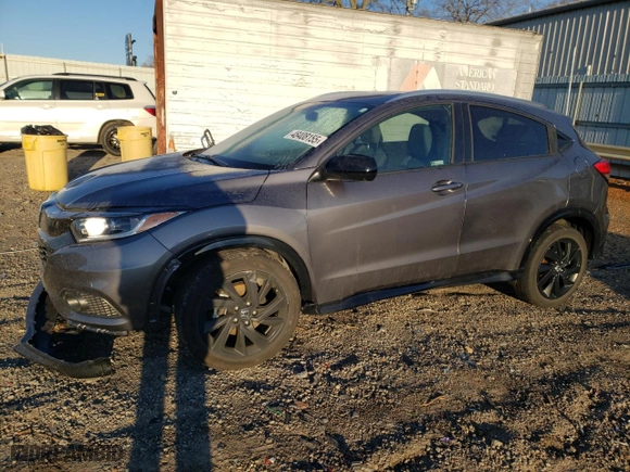 2022 Honda HR-V Sport with VIN 3CZRU6H11NM724791, listed as a Copart auction lot 48408155 with 52,833 mi miles and Salvage Title. Bid and sale history available at carsss.com. Image 1.