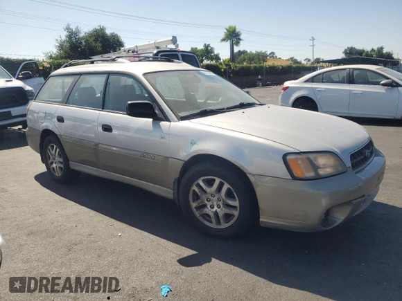 2003 Subaru Legacy Outback with VIN 4S3BH675837614926, listed as a Copart auction lot 62183485 with 232,910 mi miles and Salvage title. Bid and sale history available at DreamBid. Image 4.