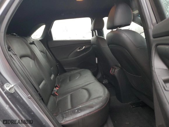 2018 Hyundai Elantra GT Sport with VIN KMHH55LC6JU078361, listed as a Copart auction lot 87024854 with 81,649 mi miles and Salvage Title. Bid and sale history available at carsss.com. Image 10.