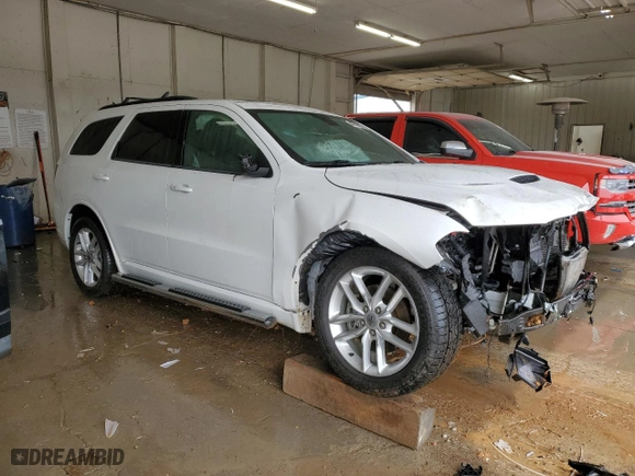 2021 Dodge Durango GT Plus with VIN 1C4RDJDG5MC522233, listed as a Copart auction lot 48757025 with 55,890 mi miles and Salvage Title. Bid and sale history available at carsss.com. Image 4.
