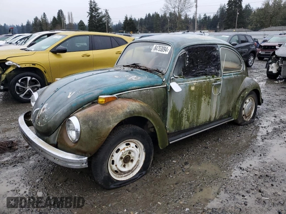 1971 Volkswagen Beetle with VIN 1112887665, listed as a Copart auction lot 84753094 with Not Provided miles and Clean Title. Bid and sale history available at DreamBid. Image 1.