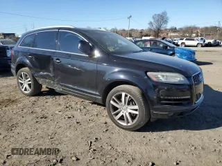 2014 Audi Q7 3.0T Premium Plus with VIN WA1LGBFE2ED019182, listed as a Copart auction lot 49526955 with 92,965 mi miles and Salvage Title. Bid and sale history available at carsss.com. Image 4.