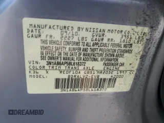 2011 Nissan Sentra S с VIN 3N1AB6AP5BL618372, выставлен на аукционе Copart как лот 60971095 с пробегом 120 736 миль миль и Списание • Salvage title. История ставок и продаж доступна на DreamBid. Изображение 12.