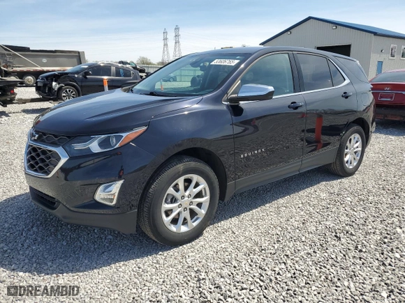 2020 Chevrolet Equinox LT with VIN 2GNAXUEV2L6196781, listed as a Copart auction lot 53606765 with 23,260 mi miles and Salvage Title. Bid and sale history available at carsss.com. Image 1.