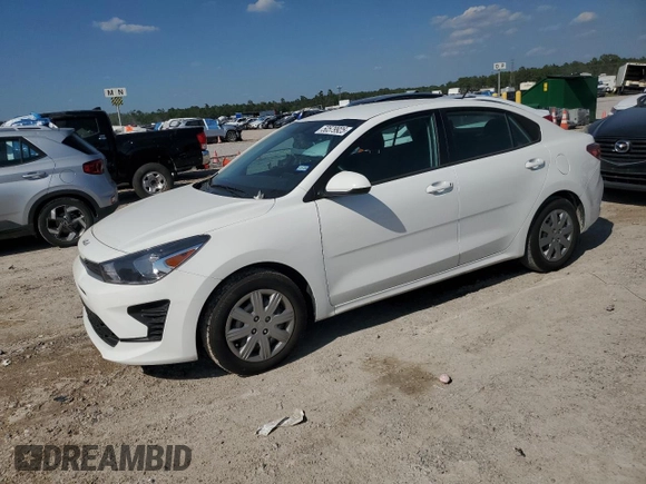 2023 Kia Rio S with VIN 3KPA24AD5PE626278, listed as a Copart auction lot 50579925 with 17,617 mi miles and Salvage Title. Bid and sale history available at carsss.com. Image 1.