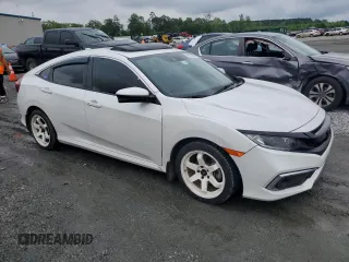 2020 Honda Civic Sedan EX with VIN 19XFC1F30LE010788, listed as a Copart auction lot 48169585 with 78,030 mi miles and Salvage Title. Bid and sale history available at carsss.com. Image 4.