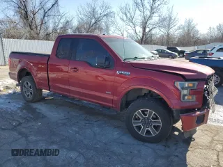 2015 Ford F-150 XLT with VIN 1FTFX1EG0FKF04224, listed as a Copart auction lot 42615695 with 127,753 mi miles and Clean Title. Bid and sale history available at carsss.com. Image 4.