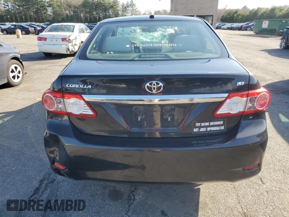 2011 Toyota Corolla L with VIN 2T1BU4EE6BC713714, listed as a Copart auction lot 50294355 with 109,799 mi miles and Salvage Title. Bid and sale history available at carsss.com. Image 6.