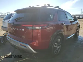 2022 Nissan Pathfinder Platinum with VIN 5N1DR3DK8NC269210, listed as a Copart auction lot 46353535 with 63,491 mi miles and Salvage title. Bid and sale history available at DreamBid. Image 3.