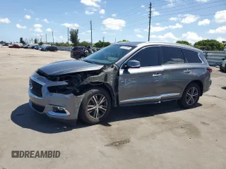 2019 Infiniti QX60 Pure с VIN 5N1DL0MN5KC560950, выставлен на аукционе Copart как лот 61051805 с пробегом 55 857 миль миль и Списание • Salvage title. История ставок и продаж доступна на DreamBid. Изображение 1.