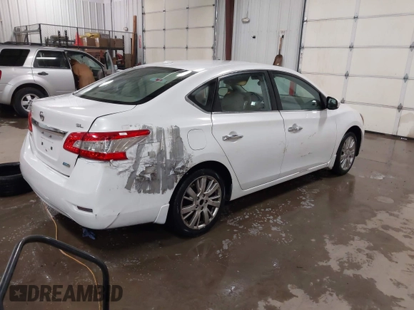 2013 Nissan Sentra SV with VIN 3N1AB7APXDL739391, listed as a IAAI auction lot 41321472 with 134,740 mi miles and . Bid and sale history available at carsss.com. Image 4.