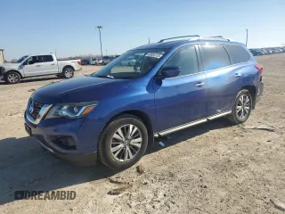 2019 Nissan Pathfinder S with VIN 5N1DR2MN2KC586898, listed as a Copart auction lot 45684735 with 137,100 mi miles and Salvage Title. Bid and sale history available at DreamBid. Image 1.