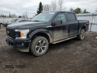 2019 Ford F-150 XL with VIN 1FTEW1EP3KFD47130, listed as a Copart auction lot 83993394 with 191,506 mi miles and Salvage Title. Bid and sale history available at carsss.com. Image 1.