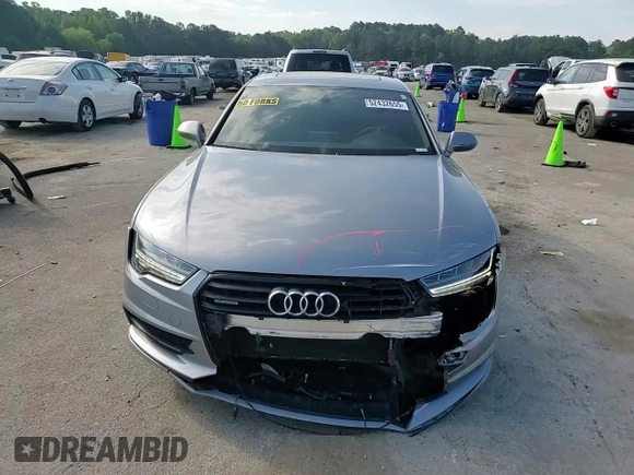 2017 Audi A7 Premium Plus with VIN WAUW2AFC1HN053703, listed as a Copart auction lot 52432655 with 86,090 mi miles and Salvage Title. Bid and sale history available at carsss.com. Image 11.