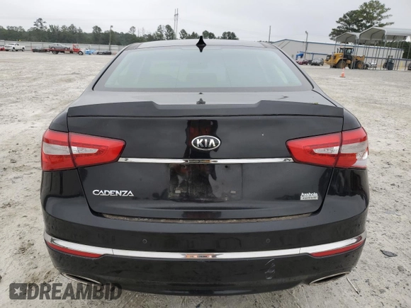 2016 Kia Cadenza Premium with VIN KNALN4D74G5207062, listed as a Copart auction lot 71588154 with 105,234 mi miles and Salvage Title. Bid and sale history available at carsss.com. Image 6.