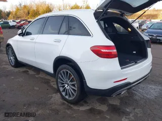 2018 Mercedes-Benz GLC with VIN WDC0G4KB0JV109381, listed as a IAAI auction lot 41476483 with 144,632 mi miles. Bid and sale history available at carsss.com. Image 3.