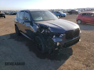 2020 BMW X5 M50i with VIN 5UXJU4C09LLE45708, listed as a Copart auction lot 58155442 with Not Provided miles. Bid and sale history available at carsss.com. Image 1.
