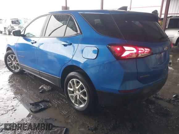 2024 Chevrolet Equinox LS with VIN 3GNAXHEG7RL123497, listed as a IAAI auction lot 42099988 with 43,777 mi miles and . Bid and sale history available at DreamBid. Image 3.
