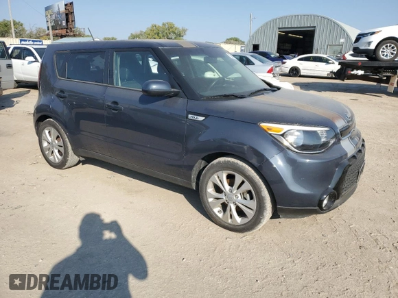 2016 Kia Soul + with VIN KNDJP3A55G7369904, listed as a Copart auction lot 75545644 with 58,224 mi miles and Salvage Title. Bid and sale history available at carsss.com. Image 4.