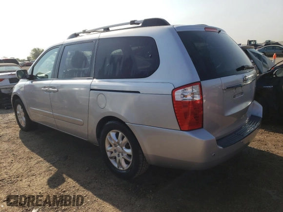 2007 Kia Sedona EX with VIN KNDMB233276174639, listed as a Copart auction lot 70691984 with 122,934 mi miles and Salvage Title. Bid and sale history available at carsss.com. Image 2.