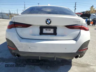 2022 BMW 4 Series 430i with VIN WBA63AV09NFM36850, listed as a Copart auction lot 49596085 with 51,405 mi miles and Salvage title. Bid and sale history available at DreamBid. Image 6.