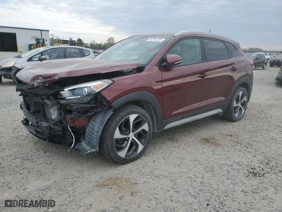 2017 Hyundai Tucson Sport with VIN KM8J3CA26HU406958, listed as a Copart auction lot 50795255 with 106,406 mi miles and Salvage Title. Bid and sale history available at carsss.com. Image 1.