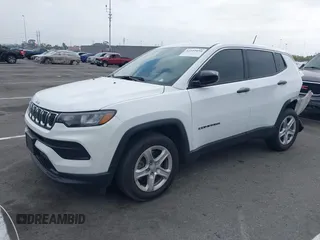 2023 Jeep Compass Sport z VIN 3C4NJDAN5PT510734, wystawiony jako IAAI lot #42519894 z przebiegiem 45 819 mil mil oraz . Historia ofert i sprzedaży dostępna na DreamBid. Obrazek 17.