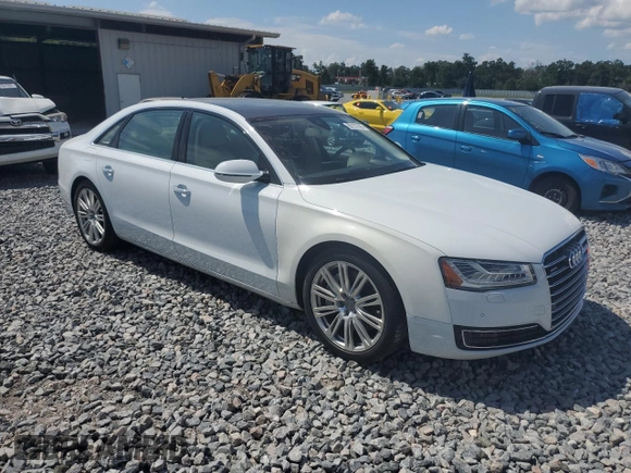 2015 Audi A8 3.0T z VIN WAU3GAFD9FN033886, wystawiony jako Copart lot #60137395 z przebiegiem 48 281 mil mil oraz Szkoda całkowita • Salvage title. Historia ofert i sprzedaży dostępna na DreamBid. Obrazek 4.