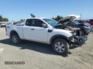 2021 Ford Ranger XL with VIN 1FTER1FHXMLD03953, listed as a Copart auction lot 54897235 with 92,862 mi miles and Salvage title. Bid and sale history available at DreamBid. Image 4.