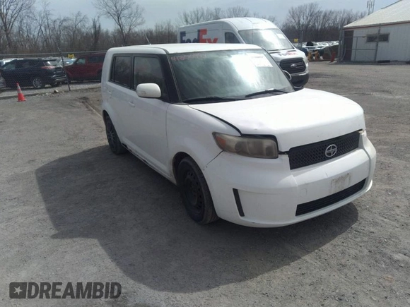 2008 Scion xB with VIN JTLKE50E381052011, listed as a IAAI auction lot 41800997 with 0 mi miles. Bid and sale history available at carsss.com. Image 1.