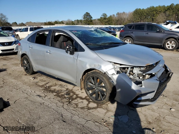 2023 Toyota Corolla SE with VIN JTDS4MCE6P3517579, listed as a Copart auction lot 86736494 with 45,478 mi miles and Salvage Title. Bid and sale history available at carsss.com. Image 4.