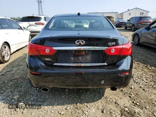2015 Infiniti Q50 Sport with VIN JN1BV7AR7FM414915, listed as a Copart auction lot 59598875 with 168,160 mi miles and Salvage title. Bid and sale history available at DreamBid. Image 6.