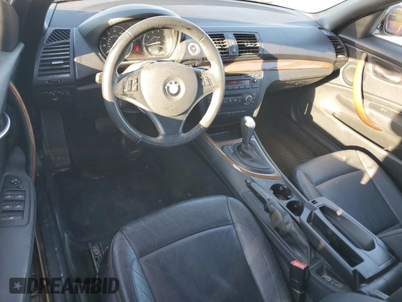 2010 BMW 1 Series 128i with VIN WBAUL7C53AVJ77720, listed as a Copart auction lot 45293735 with 102,004 mi miles and Salvage title. Bid and sale history available at DreamBid. Image 8.