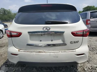 2014 Infiniti QX60 with VIN 5N1AL0MMXEC552292, listed as a Copart auction lot 57250055 with 163,174 mi miles and Salvage title. Bid and sale history available at DreamBid. Image 6.
