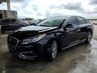 2017 Hyundai Sonata Hybrid Limited with VIN KMHE34L3XHA075915, listed as a Copart auction lot 42370454 with 57,669 mi miles. Bid and sale history available at carsss.com. Image 1.