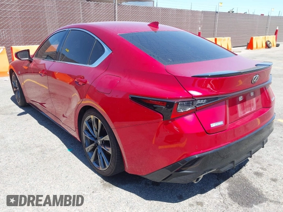 2021 Lexus IS 350 F Sport z VIN JTHGZ1B21M5047800, wystawiony jako IAAI lot #42618974 z przebiegiem 34 815 mil mil oraz . Historia ofert i sprzedaży dostępna na DreamBid. Obrazek 3.