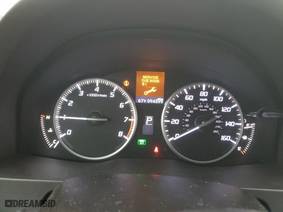 2013 Acura RDX Tech Pkg with VIN 5J8TB3H59DL012565, listed as a Copart auction lot 45659065 with 94,399 mi miles and Salvage Title. Bid and sale history available at carsss.com. Image 9.
