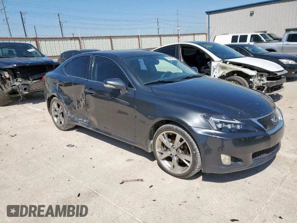 2010 Lexus IS 250 z VIN JTHBF5C23A5120217, wystawiony jako Copart lot #53042065 z przebiegiem 164 324 mil mil oraz Szkoda całkowita • Salvage title. Historia ofert i sprzedaży dostępna na DreamBid. Obrazek 4.