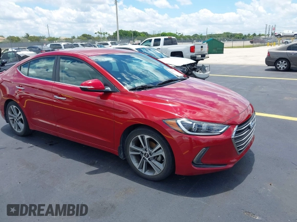2017 Hyundai Elantra Value Edition z VIN KMHD84LF4HU073311, wystawiony jako IAAI lot #42253144 z przebiegiem 38 127 mil mil oraz . Historia ofert i sprzedaży dostępna na DreamBid. Obrazek 1.