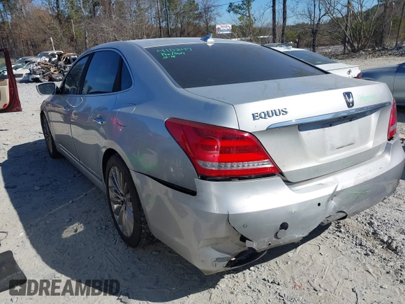 2014 Hyundai Equus Signature with VIN KMHGH4JH1EU073912, listed as a IAAI auction lot 41672671 with 168,197 mi miles and . Bid and sale history available at DreamBid. Image 3.