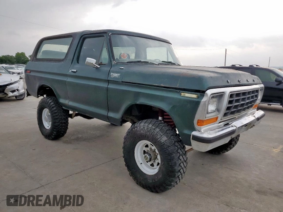 1979 Ford Bronco with VIN U15HLEE2329, listed as a Copart auction lot 57501535 with 94,151 mi miles and Clean title. Bid and sale history available at DreamBid. Image 4.